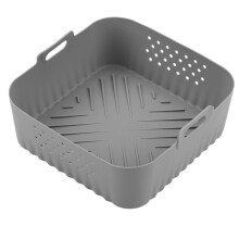 2 Pack Silicone Air Fryer Trays for COSORI 5.5-6.2L Square 180 Nonstick Oven Baking Accessories