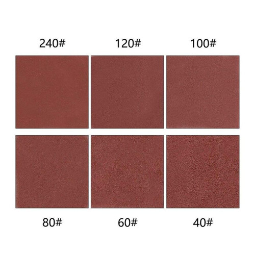 180pcs Triangular Hook and Loop Triangle-Sandpaper, Fit 3-1/8 Inch Oscillating Multi Tool Sanding Pad 2