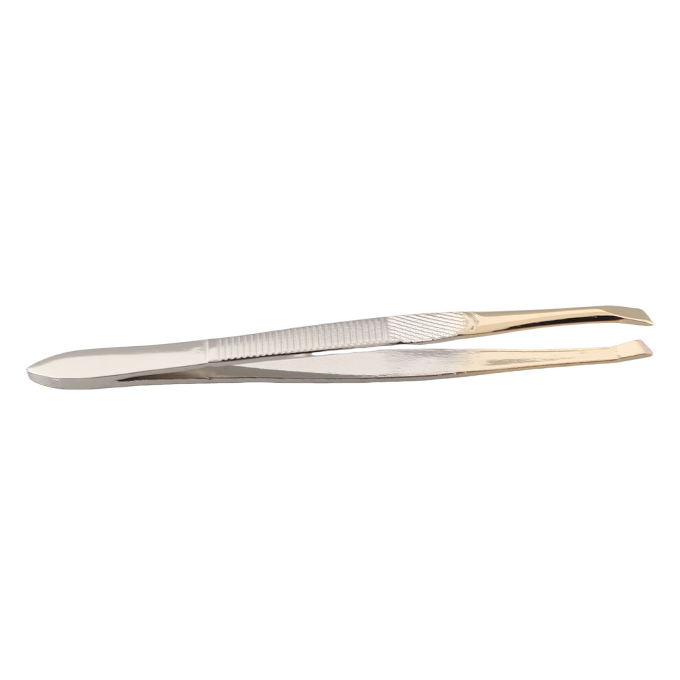 A620 Stainless Steel Non-Slip Eyebrow Tweezers for Hair Removal