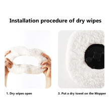 Floor Sweeping Robot Wet Towel Mop for Cleaning Home Wipe Alternately Spray Mop Dust Mop Household Mop Cleaning Pad