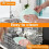 Bread Proofing Basket,Silicone Round Bread Foldable Sourdough Baking Basket Waterproof Proofing Bowls, 6
