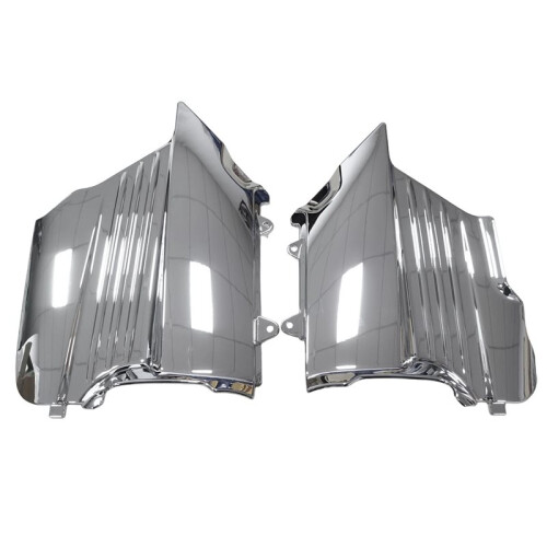 1Pair Engine Lower Side Cover Chrome Trim Panel for  Goldwing GL1500SE GL1500A GL1500 1988-2000 Engine Side Housing 2