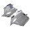 1Pair Engine Lower Side Cover Chrome Trim Panel for  Goldwing GL1500SE GL1500A GL1500 1988-2000 Engine Side Housing 4