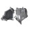 1Pair Engine Lower Side Cover Chrome Trim Panel for  Goldwing GL1500SE GL1500A GL1500 1988-2000 Engine Side Housing 5
