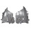 1Pair Engine Lower Side Cover Chrome Trim Panel for  Goldwing GL1500SE GL1500A GL1500 1988-2000 Engine Side Housing 7