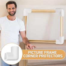 12 Pcs Photo Mirror TV Frame Protection Corners for Shipping Moving Foam Corner Protectors for Shipping Packaging