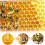 Beeswax Sheets 30Pcs Beeswax Foundation Sheets Wax Foundation for Bee Frames Natural Honeycomb Sheets Beeswax Sheets 4