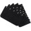 Black 5 Rows Hook and Eye Tape Extension Bra Strap Extender 5 Pcs for Women 2