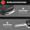 Replacement 2 Button Keyless Entry Remote Flip Folding Car Key Fob Shell Case and Button Pad Compatible with  MK4 Bora 1