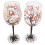 2St Autumn Tree Vinglas - HöStfäRger - LöV Av RöTt, Gult, Orange - HandmåLat - HöStlöV 5