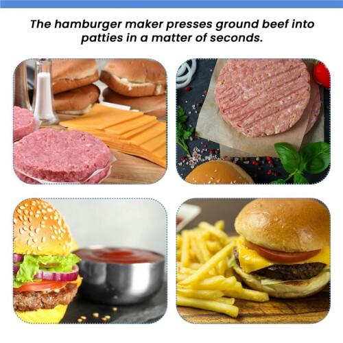 1 Hamburger Maker Burger Press Mold Vegetable Beef Pounder Kitchen Mould