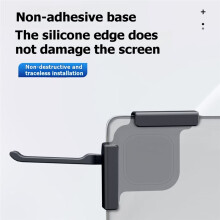 Computer Monitor Earphone Holder Clip PC Screen Headset Headphone Stand Bracket Desktop Organizer Laptop Side Mount A