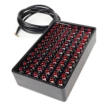 F1 Brake Light Rear Automotive Tail 3rd Stop Lampwith Flashing Warning Signal 72 LED Brake Light for SUV Motorcycle B
