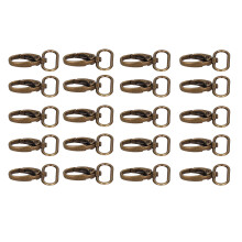20Pcs Alloy Lobster Clasps 4.7x3.2cm for DIY Jewelry, Lanyards