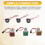 AC Volt Amp Meter, AC 20-500V 0-100A  Multimeter LED Dual Display Voltmeter Ammeter Voltage and Current Meter Tester 6