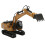 Durable 1:60 Scale Brown Alloy Model Backhoe Loader for Kids 8+ 1