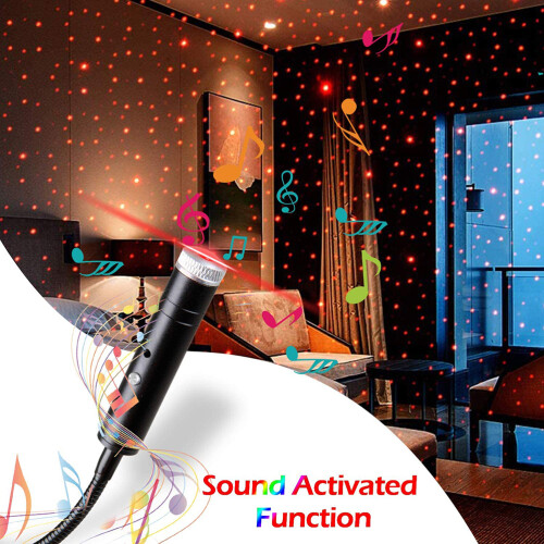 LED Star Projector Night Light for Car and Bedroom