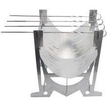 Portable Charcoal Grill Stainless Steel BBQ Stove for Outdoor Camping Picnic Easy Clean Durable