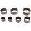 7Pcs Round Leather  Cutter Mold Die Template Punching Tools 20mm-50mm 2