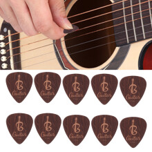 10Pcs Celluloid Guitar Picks Acoustic Classical Electric Bass 0.71mm Musical Note