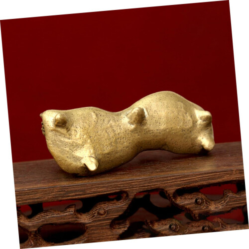 Solid Brass Calligraphy Brush Holder and Pen Rest for Desk, Protects Tips, Keeps Brushes Organized 2