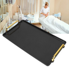 Large Black PS Plastic Double-Ear Rectangular Tray