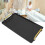 Large Black PS Plastic Double-Ear Rectangular Tray 1