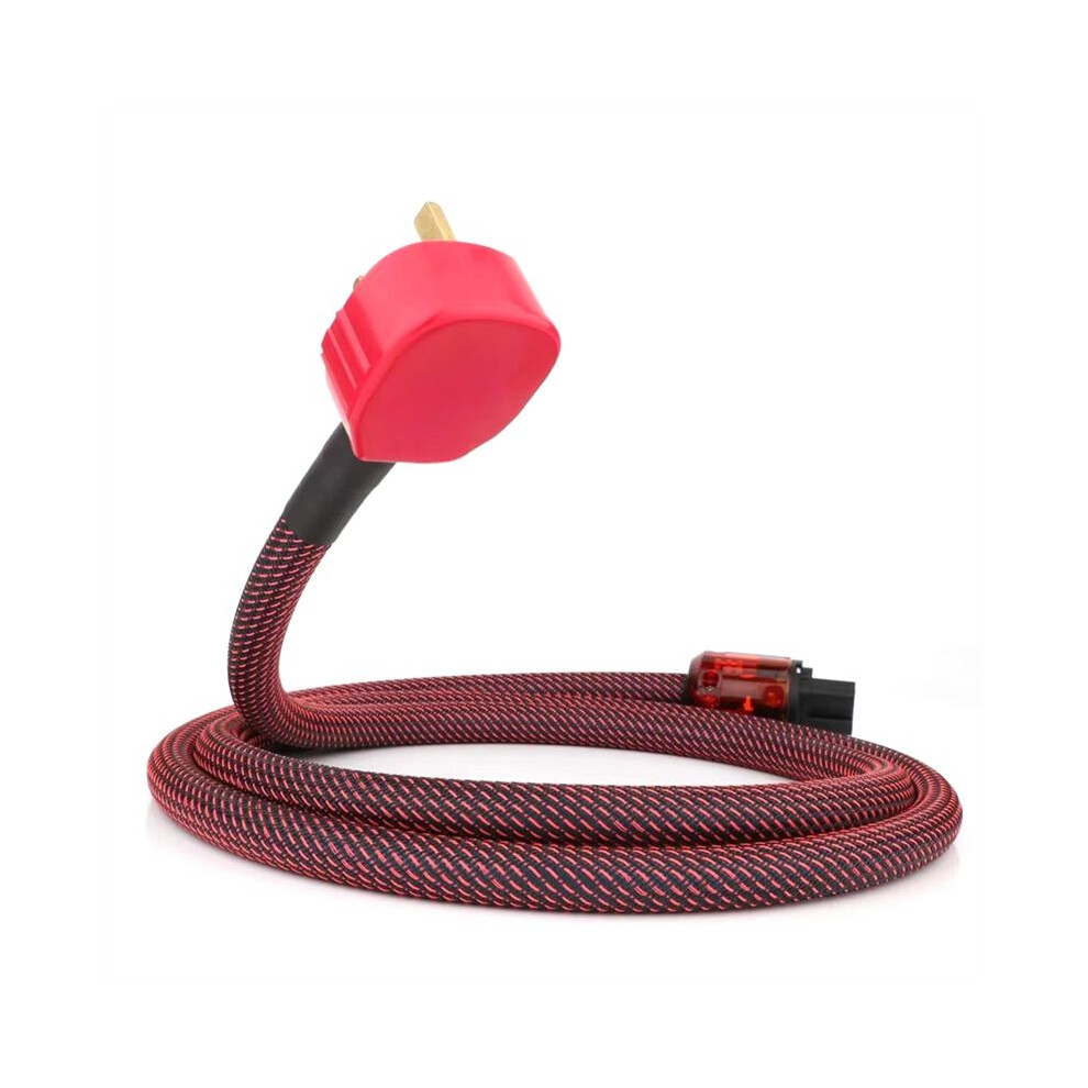 Pure Copper Multi Conductor Uk Power Cord Cable Audiophile Power Cable Uk Mains Lead For 1M Uk Plug 6031513056981