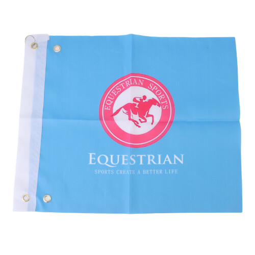 2 Stück Blaue Reittrainingflaggen Leichtes Polyester 42g 1