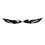 Front Bumper Lip Spoiler Gloss Black for BMW 4 9