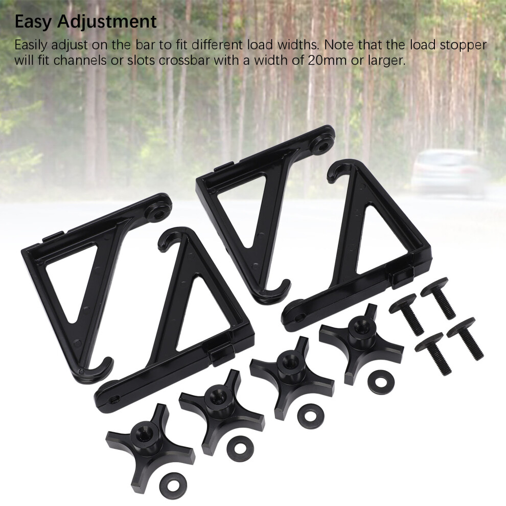4 Piece Load Stops For Roof Rack Bars 7055741350924