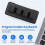 MK424U 4-Key  Customized Keyboard with Mechanical   USB Macro Programmable RGB Gaming Keyboard Black 2