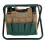 Tabouret pliant robuste pour jardinage, 1350g, vert 2