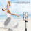 Remote Control Ring Bluetooth Selfie Button for Phone, White, 50mAh 6