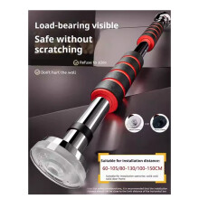 Telescopic Doorway Pull Bar Non-Slip Chin- Fitness Equipment Adjustable Home Gym Strength Training Heavy Duty