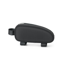 Bike Bag - Rainproof Cycling Frame Front Tube Pannier for Road Bicycles Black