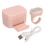 Pink Bluetooth Remote Control Ring with Charging Case for Phone Selfies 2