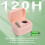 Pink Bluetooth Remote Control Ring with Charging Case for Phone Selfies 5