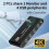 USB 3.0 KVM  with Remote for 2 Computers Share 1 -Compatible Monitor and Keybord/Mouse/Printer 2