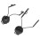 2PCS Nylon Headset Adapter Arc Rail Black 75g 13
