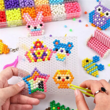 1500PCS DIY Water Spray Magic Sticky Beads Toy Set Children'S Handmade Puzzle Kit Sensory Crystal Beads Gift Toy