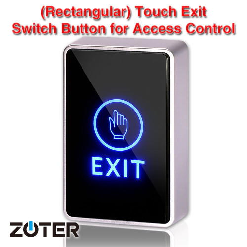Touch Sensor Door Exit Button 12V NC NO Access Control Switch with LED Indicator for Electric Lock 1