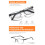 Blue Light Blocking Reading Glasses for Men with Clear 2.5x Magnification Black Metal Frame 3
