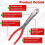 11 Inch Diagonal Cutting Pliers with High Leverage Wire Cutter Cable Cutting Nippers for Cable 6