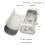 Weatherproof Aluminium CCTV Camera Housing with Clear Windshield and Secure Wall Mount 3