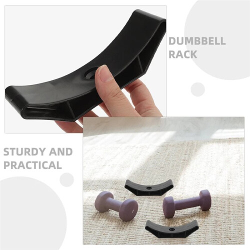10pcs Dumbbell Rack - Compact, Sturdy Design for Home Gym Floor Storage 1