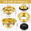 3-1/2 Inch Kitchen Sink Drain Strainer Assembly Garbage Disposal Flange Stopper Plug Garbage Disposal  Guard 6