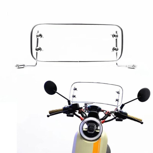 Universal Motorcycle Windshield Windscreen Deflector 3.0pmma Spoiler Windshield Cover High-Definition Modification B 2