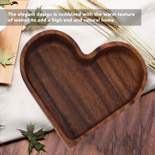 Walnut Snack Tray Elegant Kitchenware