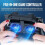 H10 Gaming Handheld Grip Game Controller Joystick Gamepad Cooling Fan, USB Powered 5000mAh Battery Gamepad Stand 7